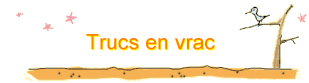 Trucs en vrac